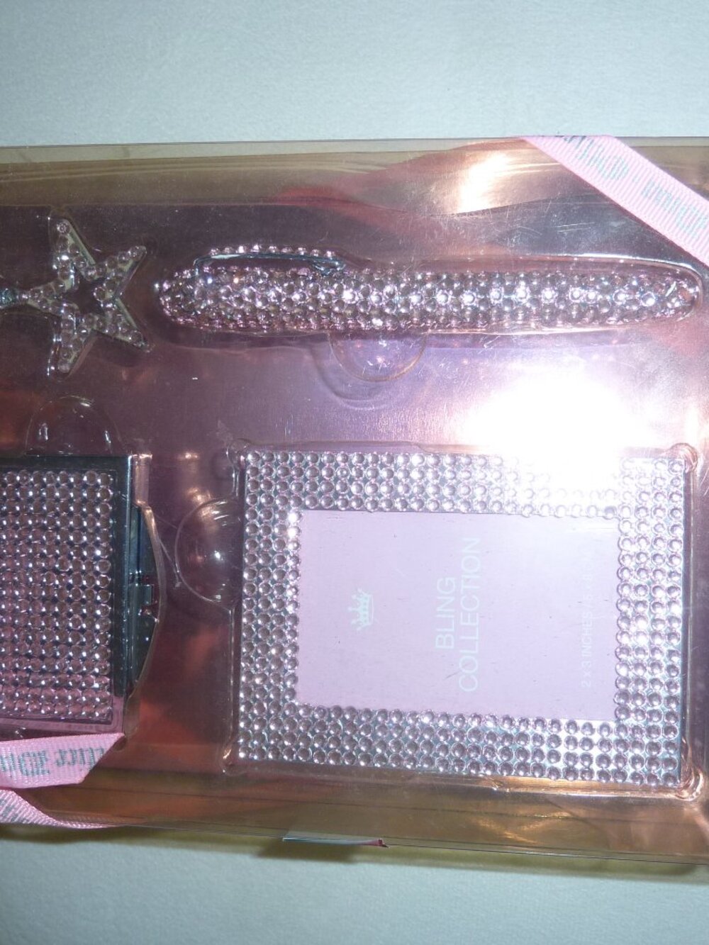 Office Diva 4 piece pink glitter gift set-Brand New